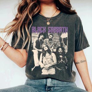 Black Sabbath Clothung,black Sabbath Vintage, 90s Band Music Tour Tshirt, Black